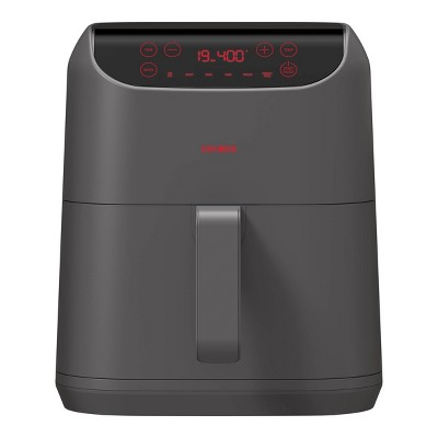 Photo 1 of **NEW** CRUXGG 6-In-1 Digital Touchscreen Countertop Air Fryer - Smoke Gray