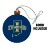 Indiana State University Primary Logo Wood Christmas Tree Holiday Ornament - 2 of 4