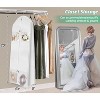2 Pack 70" Portable Wedding Dress Garment Bags, 8'' Gusseted Covers with Bride Tote & 4 Pockets - 2 of 4