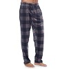 Ashford & Brooks Men's Jersey Knit Long-Sleeve Top and Mink Fleece Bottom Pajama Set - 4 of 4