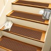 WaterHog 8.5"x30" Set of 4 Squares Indoor/Outdoor Stair Treads Door Mats - 2 of 4