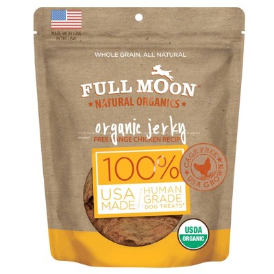 Full Moon Organic Jerky Chicken Recipe Dog Treats 16oz Target