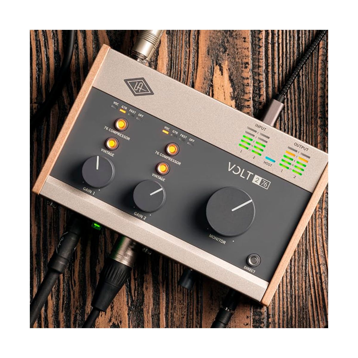 Universal Audio VOLT-276 USB Audio Interface with XLR,Guitar and TRS Cables - thumbnail 2