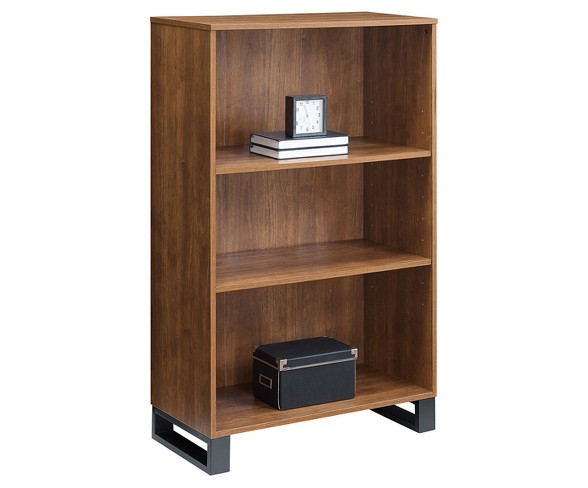 Tavia 3 Shelf Bookcase 48" Light Walnut - Whalen&#174;