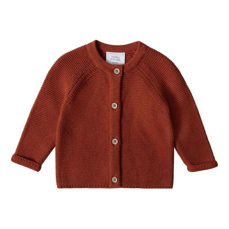 Stellou & Friends 100% Cotton Newborn, Baby and Toddler Cardigan Sweater, 1 of 4