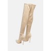 Tilera Stretch Over The Knee Stiletto Boots Women - 3 of 4
