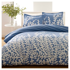 Branches Comforter And Sham Set Full/Queen French Blue - City Scene