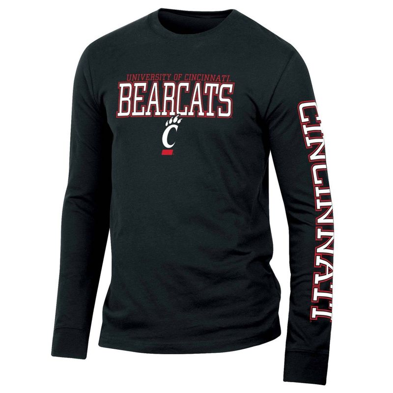 NCAA Cincinnati Bearcats Men&#39;s Long Sleeve T-Shirt, 1 of 4