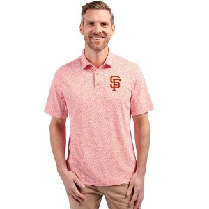 San Francisco Giants Cutter & Buck Virtue Eco Pique Botanical Print Recycled Mens Polo - 1 of 1