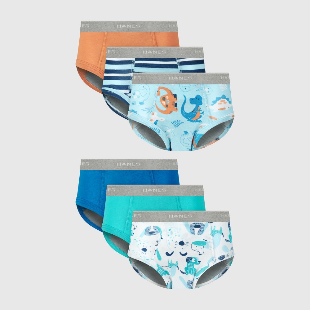 Hanes Toddler Boys' 6pk Training Briefs - 2T-3T
