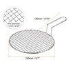 Unique Bargains Stainless Steel Grills Round Barbecue Mesh Outdoor Grill with Handle - 2 of 4