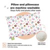 KeaBabies Toddler Pillow with Pillowcase, 13X18 Soft Organic Cotton Toddler Pillows for Sleeping, Kids Travel Pillow Age 2-5 - 3 of 4