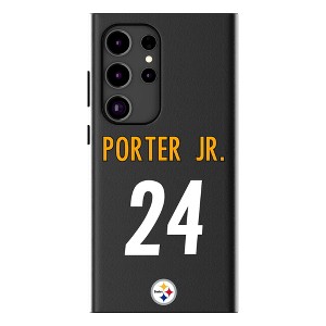 Keyscaper NFL Pittsburgh Steelers Players Game Tactic MagSafe Compatible Cell Phone Case for Samsung Galaxy - 1 of 4