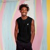 Dalix Ghost Embroidered Muscle Tank Cotton Soft Summer Mens - 2 of 4