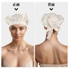Unique Bargains Women's Faux Silk Floral Hair Bonnet - 2 of 4