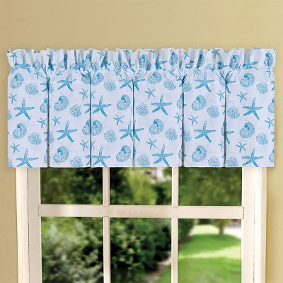 C&F Home Cora Blue Blouson Valance