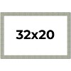 PosterPalooza | Sculpted Blue Picture Frame - UV Acrylic, Backing Board, Hanging Hardware Included - 2 of 4