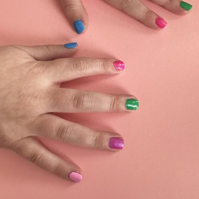Piggy Paint Nail Polish Set - Stay Positive Rainbow - 0.48 fl oz/4pk