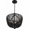 Crystorama Lighting Rylee 4 - Light Chandelier in  Matte Black - 3 of 4