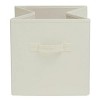 6 Pack Collapsible Cube Fabric Storage Bins (10.5" x 10.5") - 4 of 4
