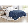 Plazatex Soft Plush Corduroy High Pile Fleece Lined Oversized Blankets All Season Comfort for Bedroom or Lounging on Couch - 2 of 3