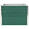 vidaXL Garden Raised Bed Galvanized Steel, Garden Planter for Flowers, Raised Flower Bed, Weather-resistant - 2 of 4