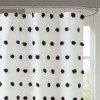 PAGED Casual Shower Curtain with All Over Pom Pom,Machine Washable - 3 of 4