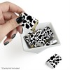 Big Dot of Happiness Cow Print - Mini Candy Bar Wrapper Stickers - Farm Animal Party Small Favors - 40 Count - 2 of 4