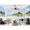 Hunter 52" Sea Point Lighted Ceiling Fan Matte Black Finish - Industrial Elegance for Indoor & Outdoor Spaces - 3 of 4
