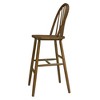Farmhouse-Style Rubberwood Barstool (Set of 2) with Spindle Back, Hand-Crafted Sturdy Frame for Kitchen Counter or Home Bar - 4 of 4