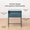 MH London Hale 24" Iron & Glass Nightstand - 4 of 4