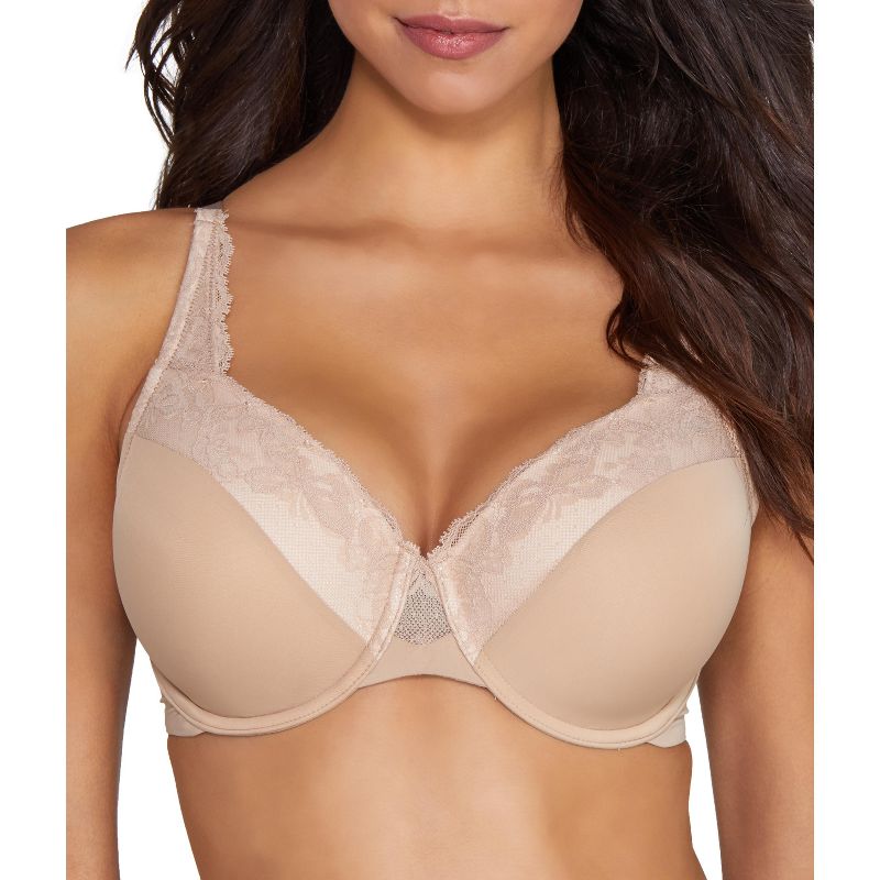 Olga Women's Cloud 9 Lace Lift T-Shirt Bra - GF7961A 36D Toasted Almond, 1 of 1