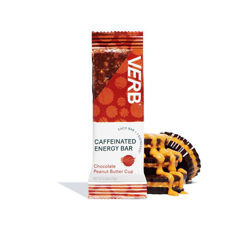 Verb Caffeinated Energy Bars - Chocolate Peanut Butter Cup - 5ct/4.6oz, 3 of 7