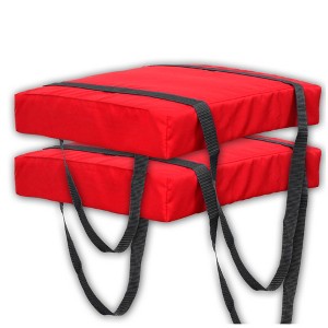 Bradley 2 Pack Type IV Boat Cushion USCG Approved Throwable Flotation Device; Coast Guard approved throw preserver with foam cushion - 1 of 4