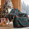 Lomsoe Christmas Flannel Blanket, Soft Blanket, Cozy Lightweight Throw Blanket for Couch Bed Sofa. - 2 of 4