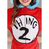 HalloweenCostumes.com Large/X Large   Dr. Seuss Thing 1 and Thing 2 Jumpsuit Costume Kids., Black/White/Red - image 2 of 4