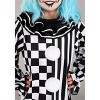 HalloweenCostumes.com Kid's Giddy Gothic Clown Halloween Costume | Girl's' Clown Jumpsuit - 3 of 4