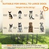 Resenkos Dog House, Doghouse Puppy Shelter,Outdoor Dog Kennel with Two-Room Design, Water-Resistant & Sun-Proof Cover Silver - 3 of 4