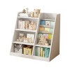 Kids Bookshelf Modern MDF Sling Rack with Deep Pockets and Forward-Facing Display 31.5in Tall for Nursery or Playroom-3irtyhousy - 3 of 4
