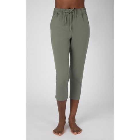 90 Degree By Reflex Womens Citylite Expedition Travel Capri, - Mulled Basil  - X Large