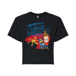 Women's - Jimmy Neutron - Adventures of Jimmy Neutron Cropped Graphic T-Shirt - 1 of 4