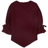 Alfani Womens Ruffled-Sleeve Knit Blouse - 3 of 3