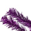 Northlight 4' Purple Artificial Tinsel Christmas Tree, Unlit - 4 of 4