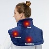 Weighted Heating Pad for Neck and Shoulders, 2.2lb Large Electric Heat Pad, Fast Heating, UL Certified, Pain Relief & Pressure Therapy - 2 of 4