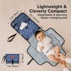 KeaBabies Ezee Portable Diaper Changing Pad, Portable Diaper Changing Mat, Waterproof Foldable Diaper Changing Pad - 3 of 4