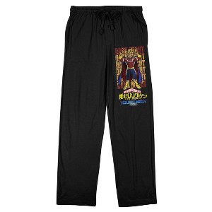 My Hero Academia: You're Next (Movie 4) Black Sleep Pajama Pants - 1 of 3