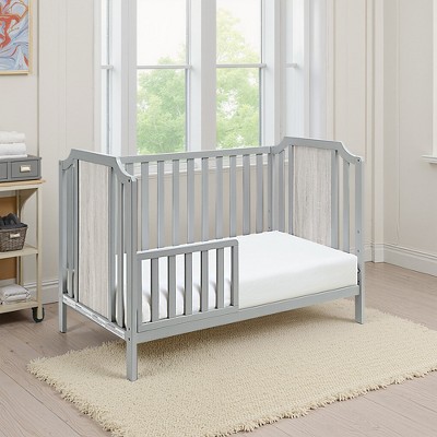 VYNXARIA 3-in-1 Convertible Crib Gray/Graystone