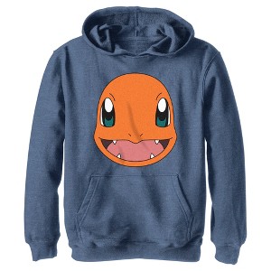Boy's Pokemon Charmander Smile Pull Over Hoodie - 1 of 4