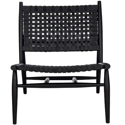 Black woven accent chair new arrivals