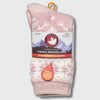 Canada Weather Gear Women's 2-Pack Fleece Lined Thermal Crew Socks - Cozy Winter Socks for Cold Weather with Brushed Interior, Maximum Warmth & Comfort, Size 4-10 - 3 of 4